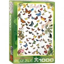 EUROGRAPHICS 6000-0077 BUTTERFLIES PUZZLE 1000 PIEZAS