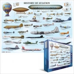 EUROGRAPHICS 6000-0086 HISTORY OF AVIATION PUZZLE 1000 PIEZAS