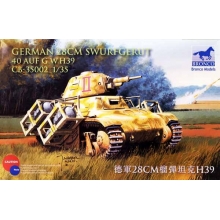 BRONCO 35002 1:35 GERMAN 28CM SWURFGERAT 40 AUF GW H39 TANK
