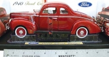 MOTORMAX 73108 1940 FORD COUPE 1:18 RED OR BLACK