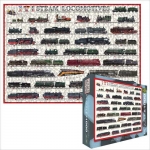 EUROGRAPHICS 6000-0090 STEAM LOCOMOTIVES PUZZLE 1000 PIEZAS