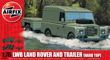 AIRFIX 02324 LWB LANDROVER ( HD TOP ) +GS TRAILER 1:76