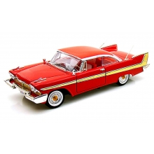 MOTORMAX 73115 1958 PLYMOUTH FURY 1:18 RED OR LIGHT YELLOW