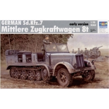 TRUMPETER 01514 1:35 GERMAN SDKFZ 7 8 TON HALFTRACK EARLY VERSION