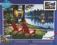 DIMENSIONS 91357 ADIRONDACK EVENING PBN 20X14