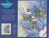 DIMENSIONS 91361 CHICKADEES LILAC PBN 11X14