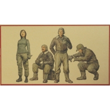 HASEGAWA 64002 1:20 MA K FIGURE SET A MERCENARY TROOPS MASCHINEN KRIEGER