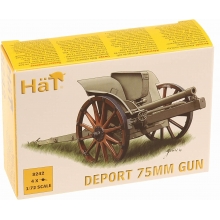 HAT 8242 1:72 WWI ITALIAN 75MM DEPORT GUN CAON