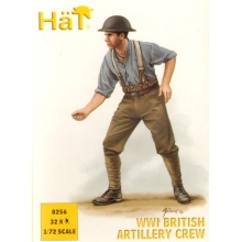 HAT 8256 1:72 WWI BRITISH ARTILLERY CREW