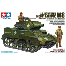 TAMIYA 35312 1:35 US HOWITZER MOTOR CARRIAGE M8 W 3 FIGS