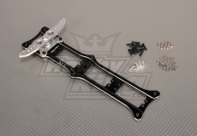 HOBBYKING R3_T4.0M3B CNC RUDDER 3_TRAY 4.0INCH ( M3 ) BLACK