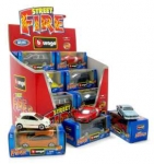 BURAGO 30010 STREET FIRE ASSORTMENT IN A DISPLAY BOX 1:43 SURTIDO