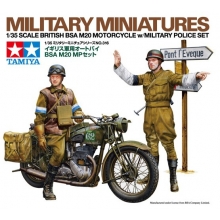 TAMIYA 35316 1:35 BRITISH BSA M20 MOTORCYCLE W MILITARY POLICE