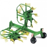 BRUDER 02216 KRONE DUAL ROTARY SWATH WINDROWER