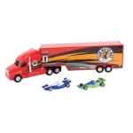 MOTORMAX 76538 14 PULG RACING TRAILER SET W 2 PC 3 PULG RACING CAR