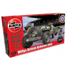 AIRFIX 02339 WILLYS JEEP TRAILER & 6PDR GUN 1:72