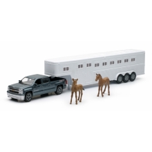 NEWRAY 19513 1:43 CHEVROLET SILVERADO W HORSE