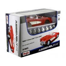 MAISTO 39275 1:24 AL 1957 CHEVROLET CORVETTE ARMABLE