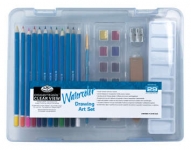 ROYAL RSET-ART3106 SM CLEAR CASE WATERCOLOR DRAWI