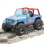 BRUDER 02541 JEEP CROSS COUNTRY RACER BLAU