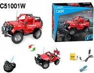 DOUBLEEAGLE C51001W 1:14 R C BUILDING BLOCKS JEEP