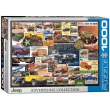 EUROGRAPHICS 6000-0758 JEEP ADVERTISING COLLECTION PUZZLE 1000 PIEZAS