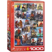 EUROGRAPHICS 6000-0777 RCMP COLLAGE PUZZLE 1000 PIEZAS