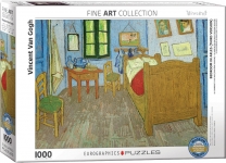 EUROGRAPHICS 6000-0838 VINCENT VAN GOGH THE BEDROOM OF VAN GOGH AT ARLES PUZZLE 1000 PIEZAS