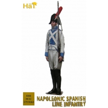 HAT 8302 1:72 NAPOLEONIC SPANISH LINE INFANTRY ( 48 )