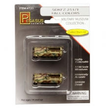 PEGASUS 720 1:144 SDKFZ 251:1 HALFTRACK 111:112 ( CAMOUFLAGE )