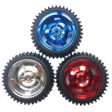 ZMXR UNA RUEDA 85MM 4WD 2WD SILVER SMART CAR WHEELS