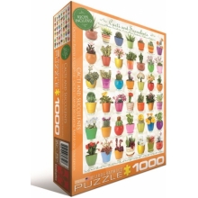 EUROGRAPHICS 6000-0654 CACTI & SUCCULENTS PUZZLE 1000 PIEZAS