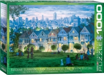 EUROGRAPHICS 6000-0958 SAN FRANCISCO SEVEN SISTERS PUZZLE 1000 PIEZAS