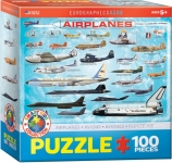 EUROGRAPHICS 6100-0086 AIRPLANES PUZZLE 100 PIEZAS