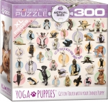 EUROGRAPHICS 8300-0992 YOGA PUPPIES PUZZLE 300 PIEZAS