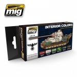 AMMO MIG JIMENEZ AMIG7108 INTERIOR COLORS GERMAN TANKS