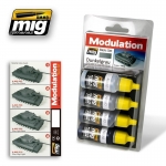 AMMO MIG JIMENEZ AMIG7001 DUNKELGRAU MODULATION SET