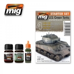 AMMO MIG JIMENEZ AMIG7413 US GREEN VEHICLES SET