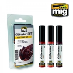 AMMO MIG JIMENEZ AMIG7501 OILBRUSHER RUST TONES SET