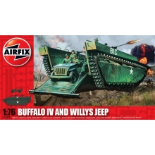 AIRFIX 02302 BUFFALO AMPHIBIAN & JEEP