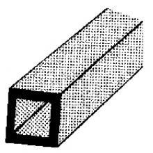 PLASTRUCT 90625 SQUARE TUBE 9.5 MM