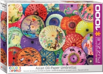 EUROGRAPHICS 6000-5317 ASIAN OIL PAPER UMBRELLAS PUZZLE 1000 PIEZAS