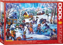 EUROGRAPHICS 6000-5333 MERTIKAS SNOW DAY PUZZLE 1000 PIEZAS