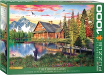 EUROGRAPHICS 6000-5376 THE FISHING COTTAGE BY DAVISON PUZZLE 1000 PIEZAS