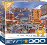 EUROGRAPHICS 8300-5384 MARKET DAYS ON FULTON ST DYER PUZZLE 300 PIEZAS