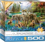 EUROGRAPHICS 8500-5360 WOLF LAKE FANTASY PUZZLE 500 PIEZAS