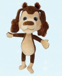 INTK PCPE1 PELUCHE PERRO CHOCOLO