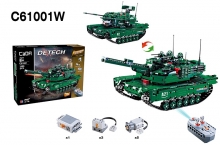 DOUBLEEAGLE C61001W M1A2 TANK BUILDING BLOCK