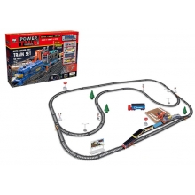 TRACK 2081 B O TRACK TRAIN WITH LIGHT +AUTO LOADER SETS SCENE ( TRACK LENGTH 762CM )