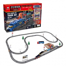 TRACK 2084 B O TRACK TRAIN SETS WITH LIGHTS +AUTO LOADER SET ( LENGTH 549CM )